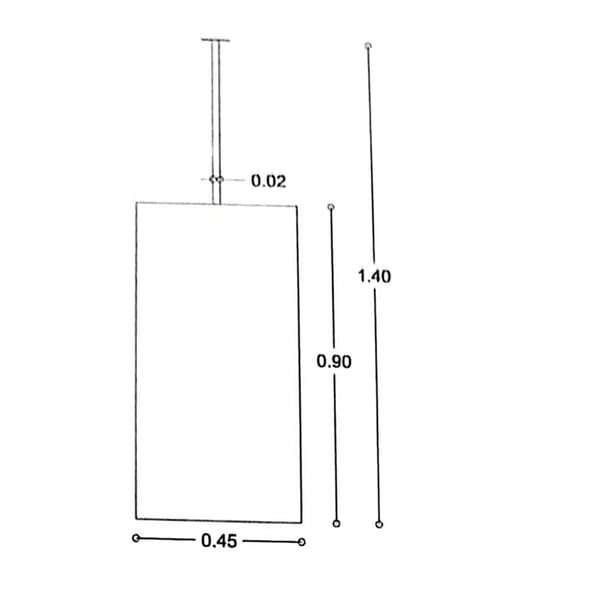 Καθρέπτης Iron Ceiling Black